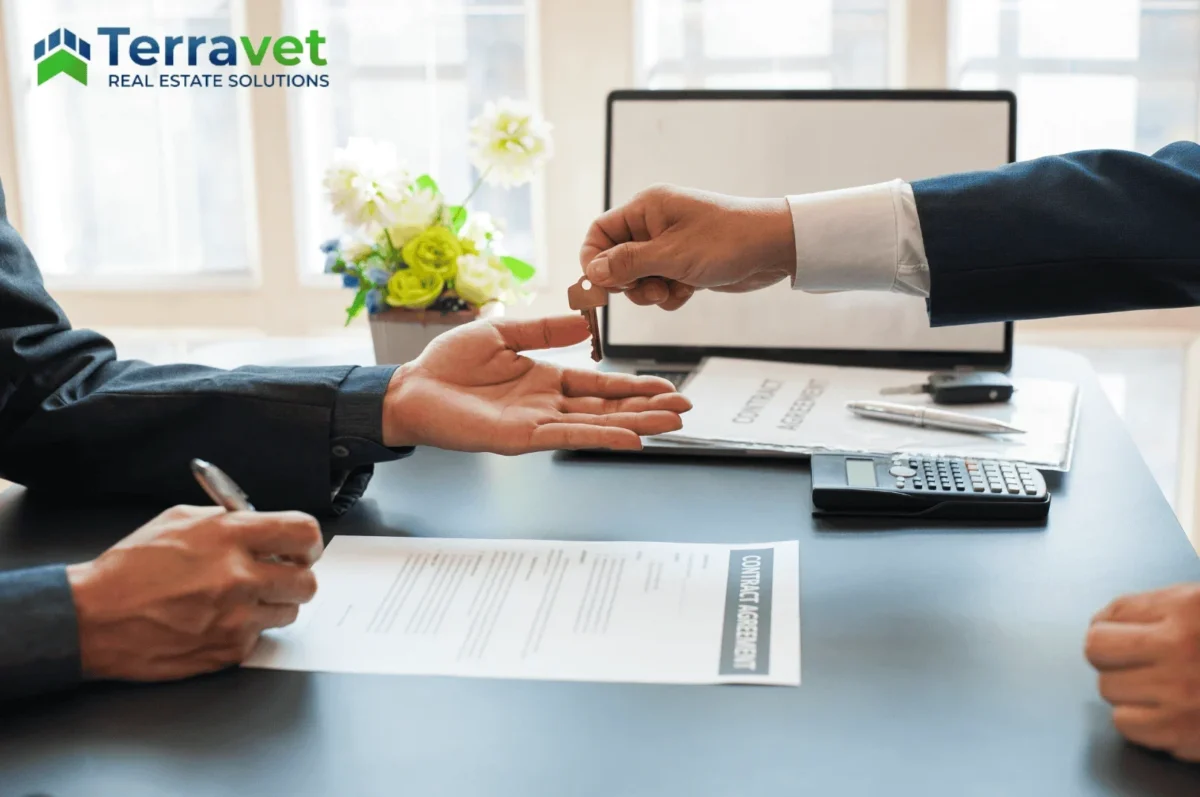 Property key handed over representing Triple Net Leases