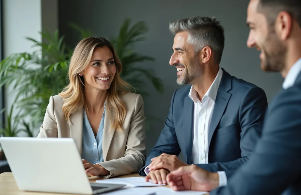 Property investors in a meeting