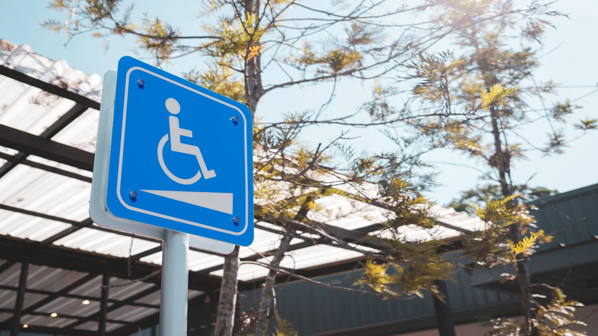 disabled ramp sign representing diversity in healthcare real estate